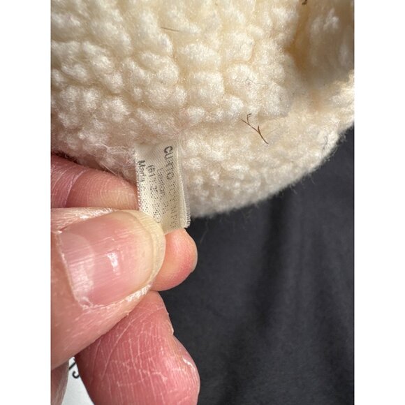 Sheep Plush Toy #13 7” Stuffed Animal With Blue Bow & Big Eyes Counting Sheep - Picture 5 of 8